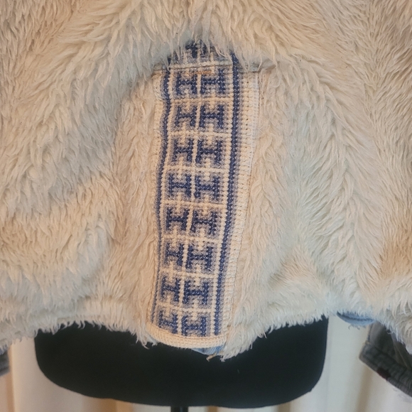 Free People, Women's Light Blue Denim Jacket with Faux Shearling, Size M - Picture 9 of 13